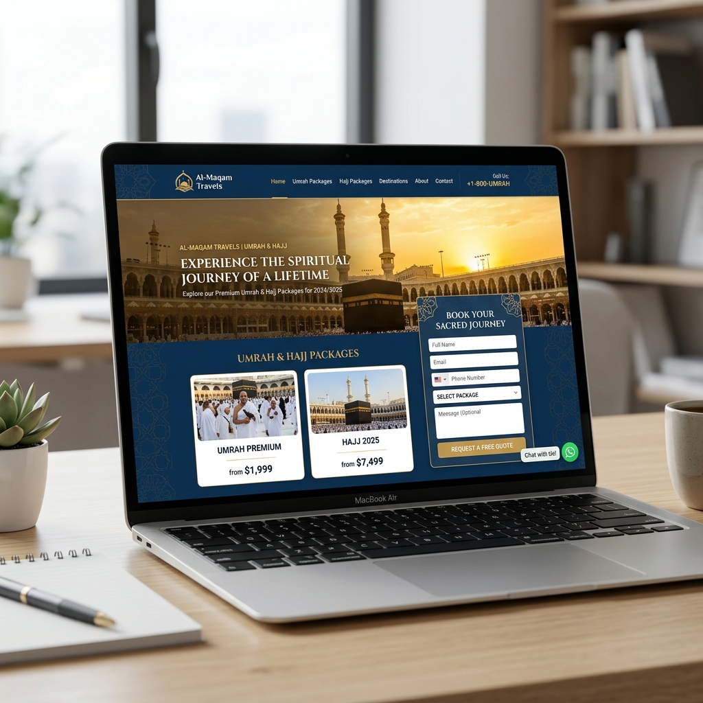 Saad Tours Landing Page